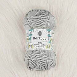 KARTOPU BABY NATURAL COTTON ÖRGÜ İPİ 100 GR.200 M. - Thumbnail