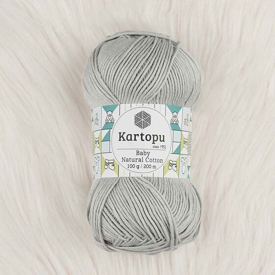 KARTOPU BABY NATURAL COTTON ÖRGÜ İPİ 100 GR.200 M.