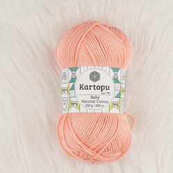 KARTOPU BABY NATURAL COTTON ÖRGÜ İPİ 100 GR.200 M. - Thumbnail