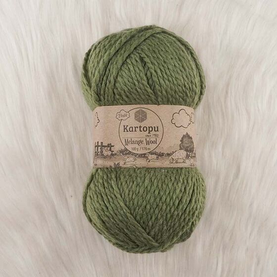 KARTOPU MELANGE WOOL EL ÖRGÜ İPİ 100 GR.170 M.