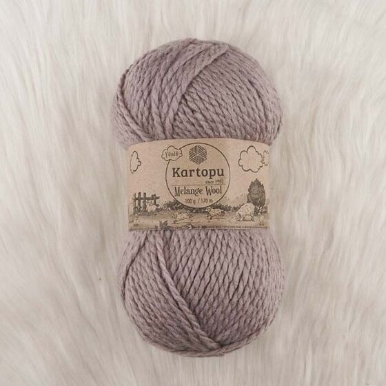 KARTOPU MELANGE WOOL EL ÖRGÜ İPİ 100 GR.170 M.