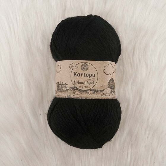 KARTOPU MELANGE WOOL EL ÖRGÜ İPİ 100 GR.170 M.