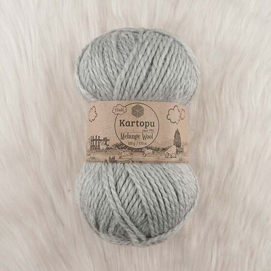 KARTOPU MELANGE WOOL EL ÖRGÜ İPİ 100 GR.170 M.