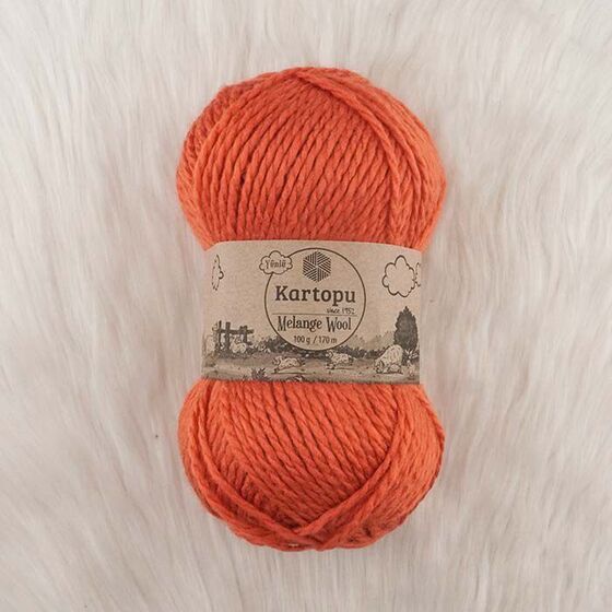 KARTOPU MELANGE WOOL EL ÖRGÜ İPİ 100 GR.170 M.