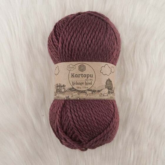 KARTOPU MELANGE WOOL EL ÖRGÜ İPİ 100 GR.170 M.