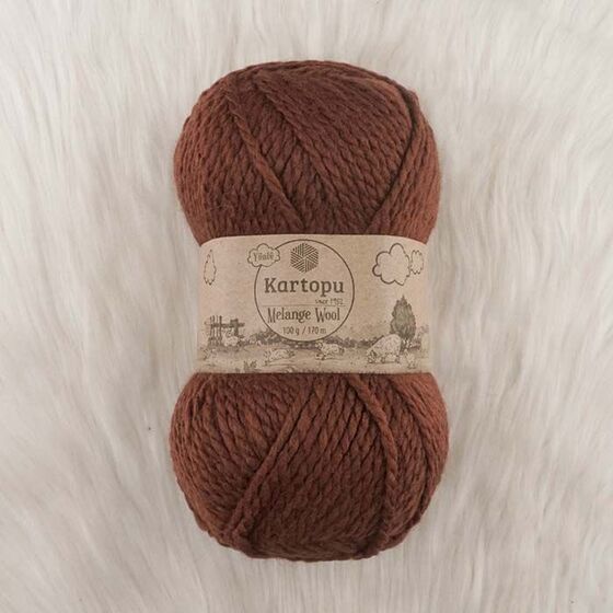 KARTOPU MELANGE WOOL EL ÖRGÜ İPİ 100 GR.170 M.