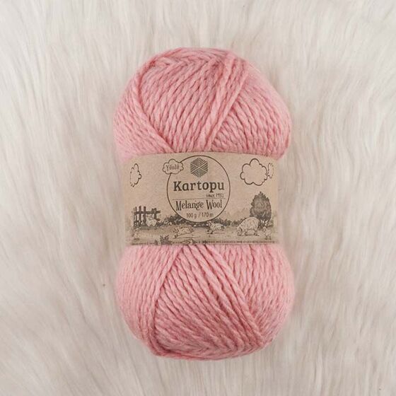 KARTOPU MELANGE WOOL EL ÖRGÜ İPİ 100 GR.170 M.