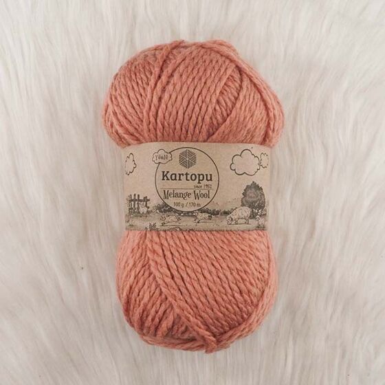 KARTOPU MELANGE WOOL EL ÖRGÜ İPİ 100 GR.170 M.