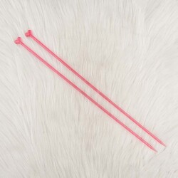 Noname - KARTOPU RENKLİ PLASTİK ÖRGÜ ŞİŞİ 35 CM