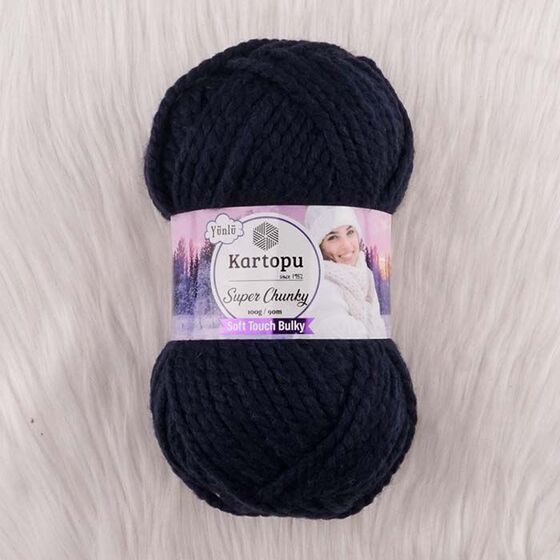 KARTOPU SUPER CHUNKY EL ÖRGÜ İPİ 100 GR.90 MT.