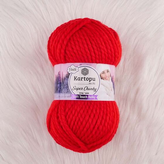 KARTOPU SUPER CHUNKY EL ÖRGÜ İPİ 100 GR.90 MT.