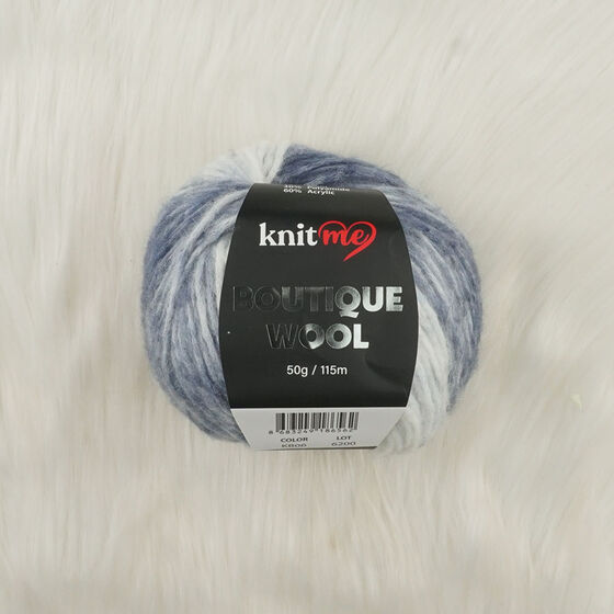 KNİT ME BOUTIQUE WOOL EL ÖRGÜ İPİ 50 GR.115 MT.