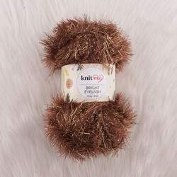 KNİT ME BRIGHT EYELASH HAND KNITTING YARN 100 GR.85 MT. - Thumbnail