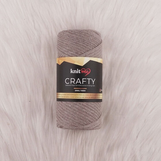 KNİT ME CRAFTY COTTON MACROME KNITTING YARN 200 G.100 MT.