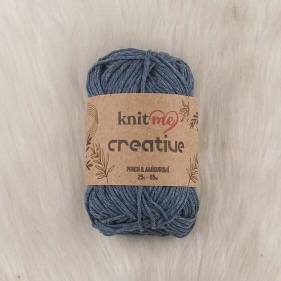 KNİT ME CREATIVE PUNCH AND AMIGURUMI HAND KNITTING YARN 25 GR.65 MT.