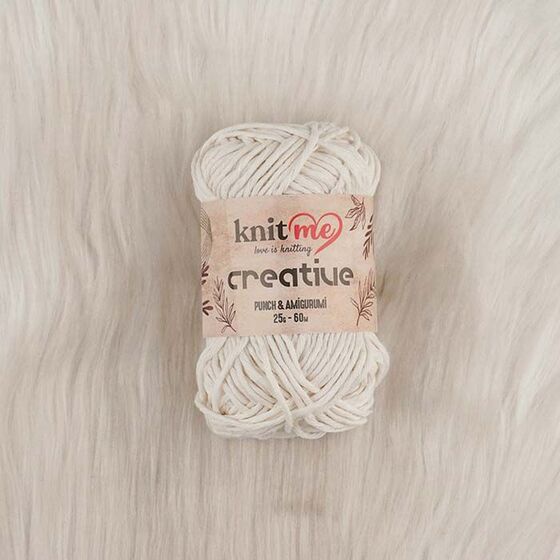 KNİT ME CREATIVE PUNCH AND AMIGURUMI HAND KNITTING YARN 25 GR.65 MT.