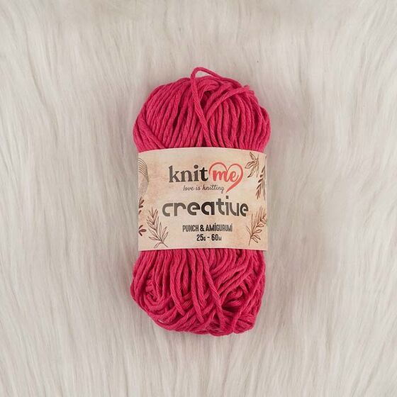 KNİT ME CREATIVE PUNCH AND AMIGURUMI HAND KNITTING YARN 25 GR.65 MT.