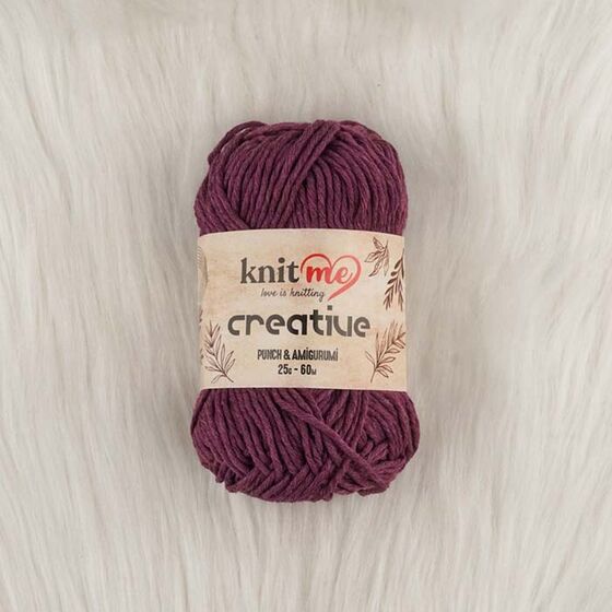 KNİT ME CREATIVE PUNCH AND AMIGURUMI HAND KNITTING YARN 25 GR.65 MT.