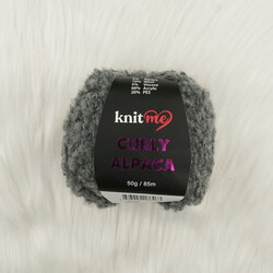 KNİT ME CURLY ALPACA EL ÖRGÜ İPİ 50 GR.85 MT. - Thumbnail