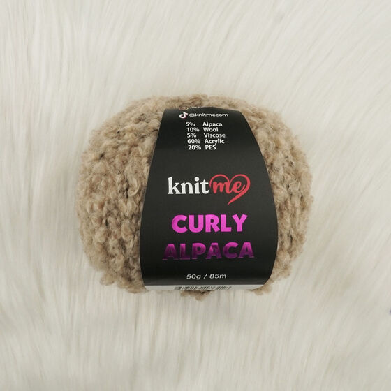 KNİT ME CURLY ALPACA EL ÖRGÜ İPİ 50 GR.85 MT.