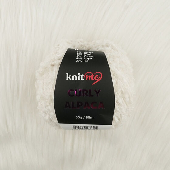 KNİT ME CURLY ALPACA EL ÖRGÜ İPİ 50 GR.85 MT.