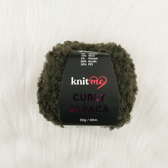 KNİT ME CURLY ALPACA EL ÖRGÜ İPİ 50 GR.85 MT.