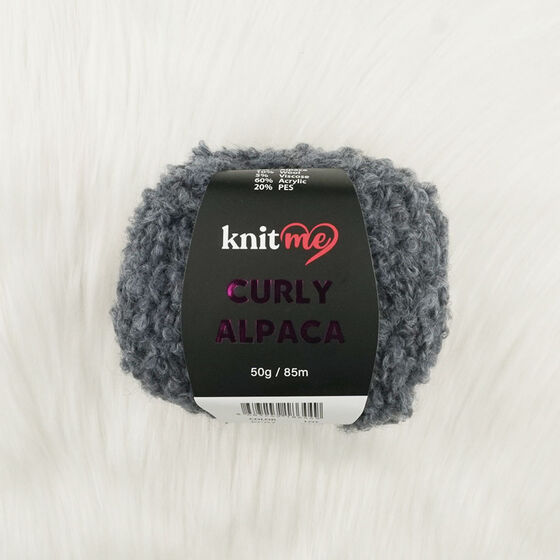 KNİT ME CURLY ALPACA EL ÖRGÜ İPİ 50 GR.85 MT.