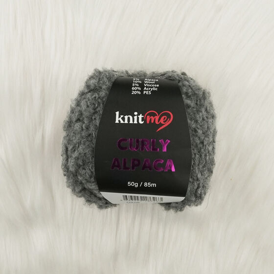 KNİT ME CURLY ALPACA EL ÖRGÜ İPİ 50 GR.85 MT.