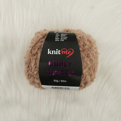 KNİT ME CURLY ALPACA EL ÖRGÜ İPİ 50 GR.85 MT. - Thumbnail