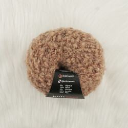 KNİT ME CURLY ALPACA EL ÖRGÜ İPİ 50 GR.85 MT. - Thumbnail