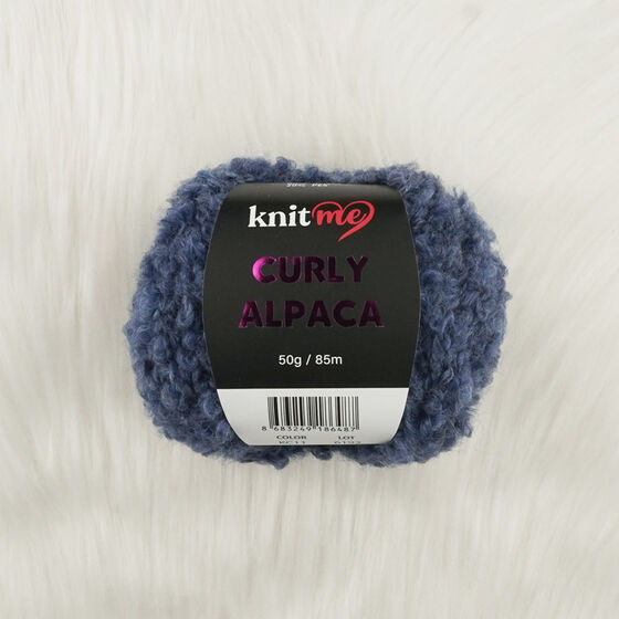 KNİT ME CURLY ALPACA EL ÖRGÜ İPİ 50 GR.85 MT.