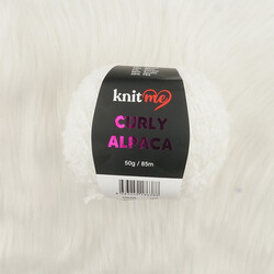 KNİT ME CURLY ALPACA EL ÖRGÜ İPİ 50 GR.85 MT. - Thumbnail