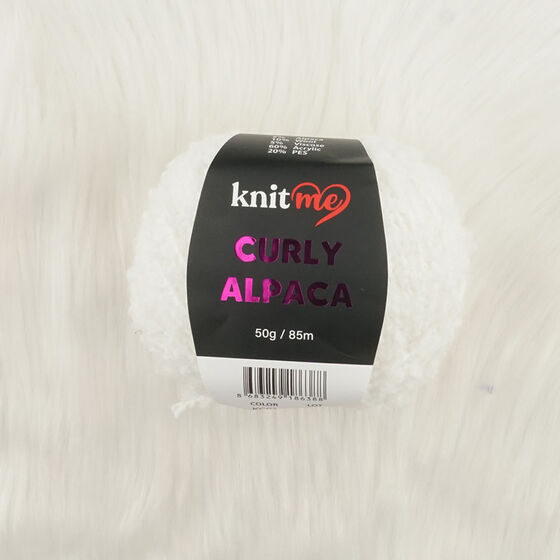 KNİT ME CURLY ALPACA EL ÖRGÜ İPİ 50 GR.85 MT.