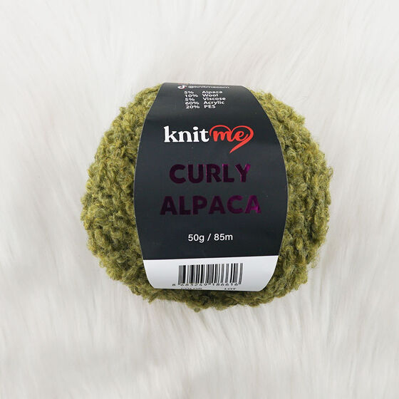 KNİT ME CURLY ALPACA EL ÖRGÜ İPİ 50 GR.85 MT.