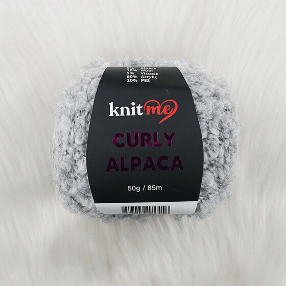 KNİT ME CURLY ALPACA EL ÖRGÜ İPİ 50 GR.85 MT.