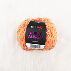 KNİT ME CURLY ALPACA EL ÖRGÜ İPİ 50 GR.85 MT. - Thumbnail