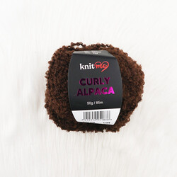 KNİT ME CURLY ALPACA EL ÖRGÜ İPİ 50 GR.85 MT. - Thumbnail