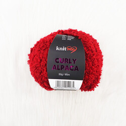 KNİT ME CURLY ALPACA EL ÖRGÜ İPİ 50 GR.85 MT. - Thumbnail