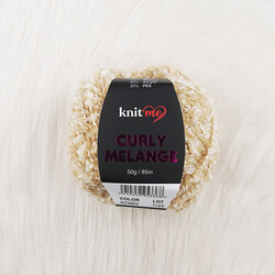 KNİT ME CURLY MELANGE EL ÖRGÜ İPİ 50 GR.85 MT. - Thumbnail