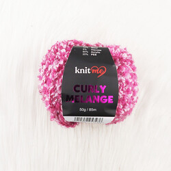 KNİT ME CURLY MELANGE EL ÖRGÜ İPİ 50 GR.85 MT. - Thumbnail