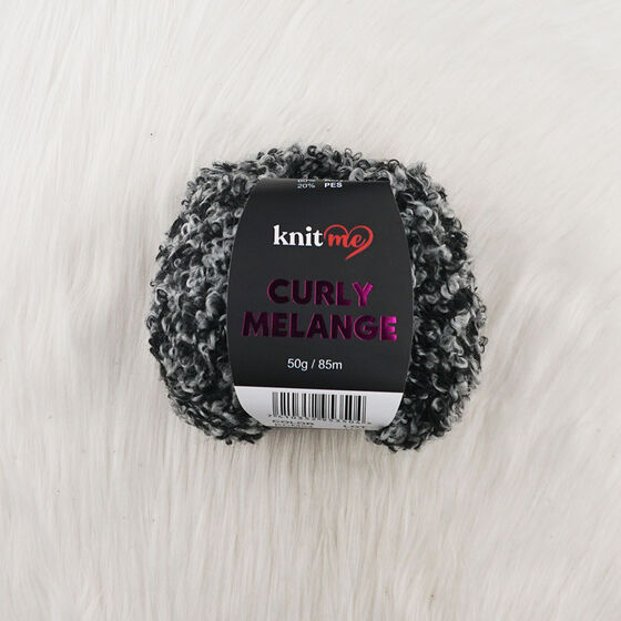 KNİT ME CURLY MELANGE EL ÖRGÜ İPİ 50 GR.85 MT.