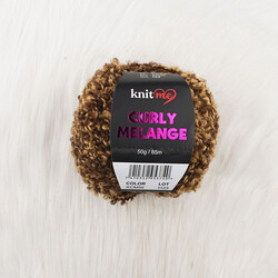 KNİT ME CURLY MELANGE EL ÖRGÜ İPİ 50 GR.85 MT. - Thumbnail