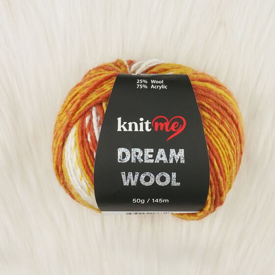 KNİT ME DREAM WOOL EL ÖRGÜ İPİ 50 GR.145 MT.