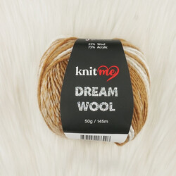 KNİT ME DREAM WOOL EL ÖRGÜ İPİ 50 GR.145 MT. - Thumbnail