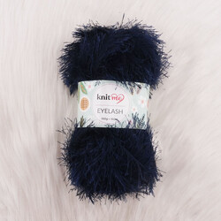 KNİT ME EYELASH HAND KNITTING YARN 100 GR.160 MT. - Thumbnail