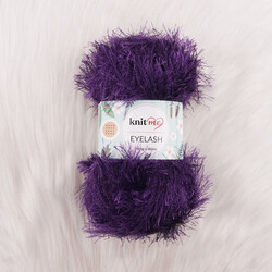 KNİT ME EYELASH HAND KNITTING YARN 100 GR.160 MT. - Thumbnail