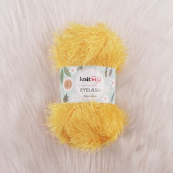 KNİT ME EYELASH HAND KNITTING YARN 100 GR.160 MT. - Thumbnail