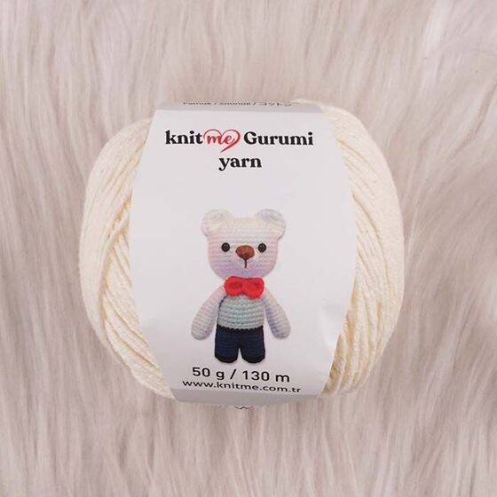 KNİT ME GURUMI YARN HAND KNITTING YARN 50 G.130 MT.