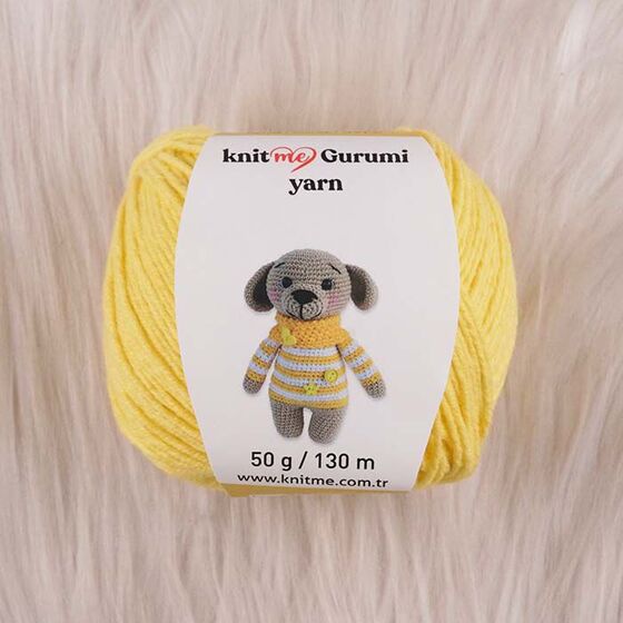 KNİT ME GURUMI YARN HAND KNITTING YARN 50 G.130 MT.