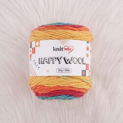 KNİT ME HAPPY WOOL EL ÖRGÜ İPİ 100 G.190 MT. - Thumbnail